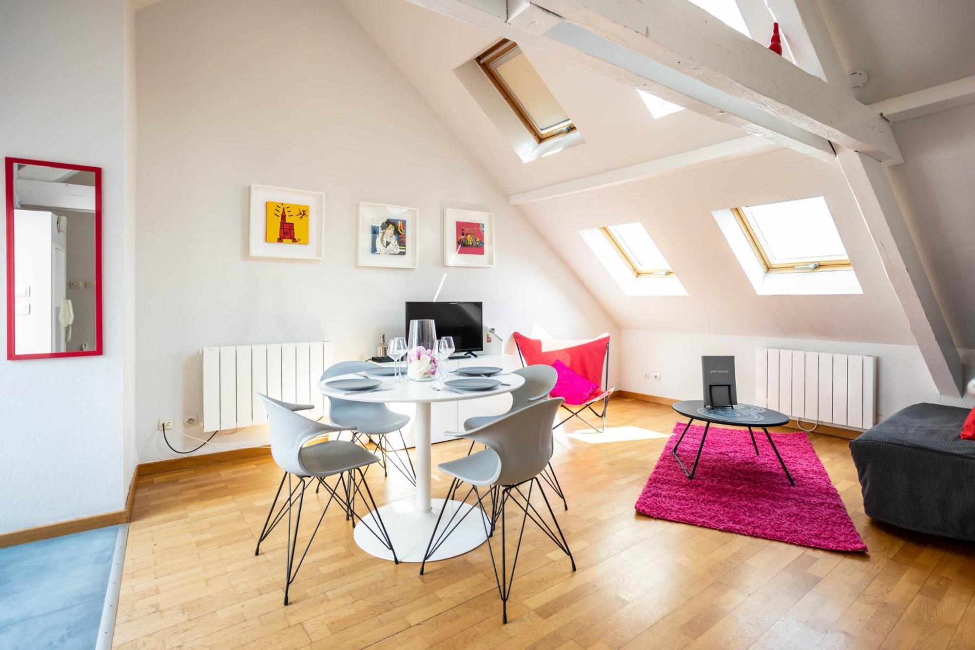 Apartment Le Balcon Fleuri Centre Robertsau Tram Jardiniers *